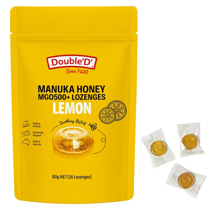 Double D マヌカハニーロゼンジ レモン (キャンディー)